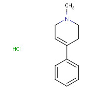 23007-85-4 1-Methyl-4-phenyl-1,2,3,6-tetrahydropyridine hydrochloride chemical structure