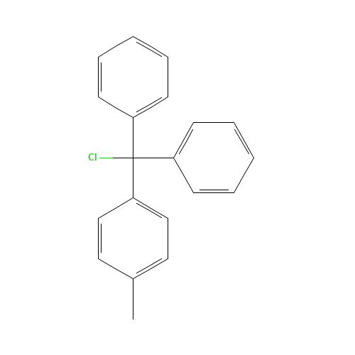 23429-44-9 4-METHYLTRITYL CHLORIDE chemical structure