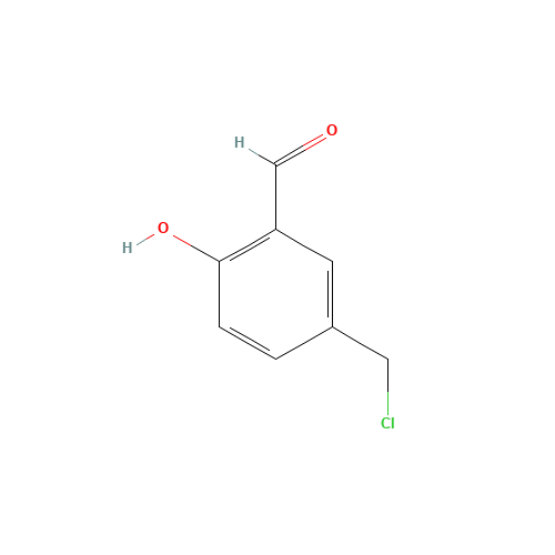 23731-06-8 5-(CHLOROMETHYL)-2-HYDROXYBENZALDEHYDE chemical structure