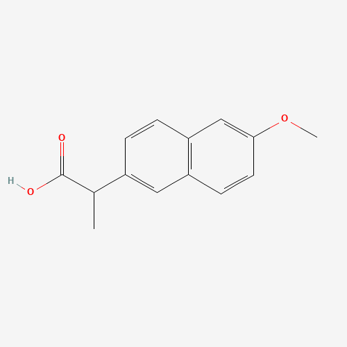 23981-80-8 (+/-)-2-(6-METHOXY-2-NAPHTHYL)PROPIONIC ACID chemical structure