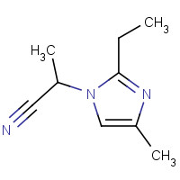23996-25-0 2-Ethyl-4-methyl-1H-imidazole-1-propanenitrile chemical structure