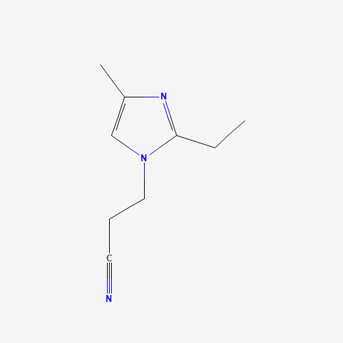 23996-25-0 2-Ethyl-4-methyl-1H-imidazole-1-propanenitrile chemical structure