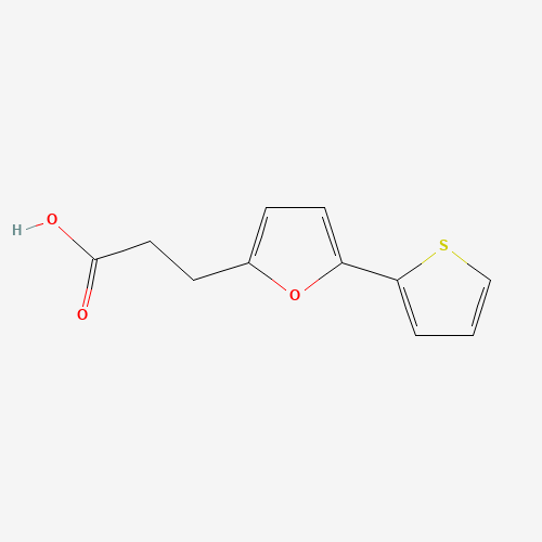 24090-38-8 3-(5-THIOPHEN-2-YL-FURAN-2-YL)-PROPIONIC ACID chemical structure