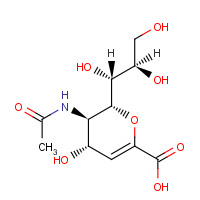 24967-27-9 N-ACETYLNEURAMINIC ACID,2,3-DEHYDRO-2-DEOXY-,SODIUM SALT chemical structure