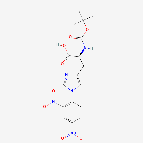 25024-53-7 BOC-HIS(DNP)-OH chemical structure