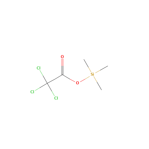 25436-07-1 TRIMETHYLSILYL TRICHLOROACETATE chemical structure