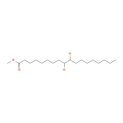25456-04-6 METHYL 9,10-DIBROMOSTEARATE chemical structure