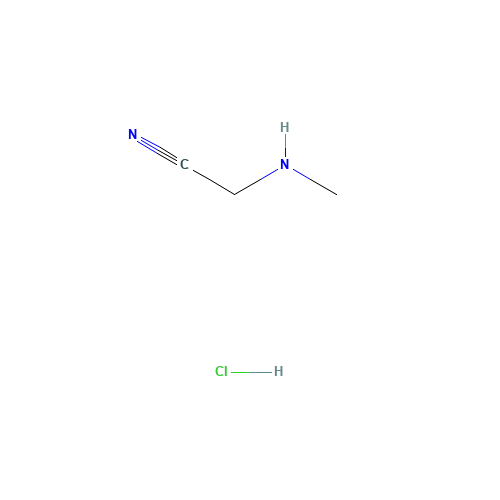 25808-30-4 Methylaminoacetonitrile hydrochloride chemical structure