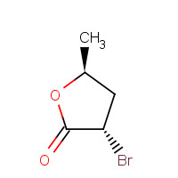 25966-39-6 ALPHA-BROMO-GAMMA-VALEROLACTONE chemical structure
