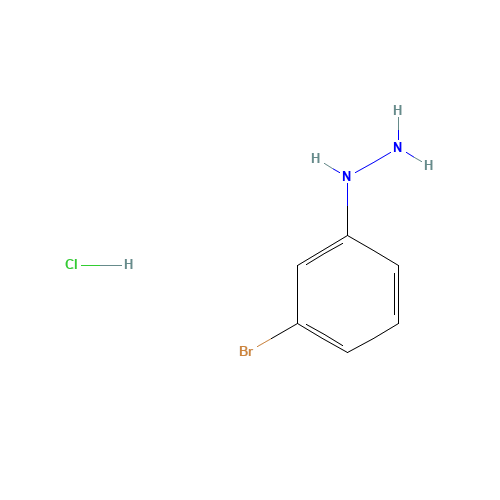 27246-81-7 3-Bromophenylhydrazine hydrochloride chemical structure