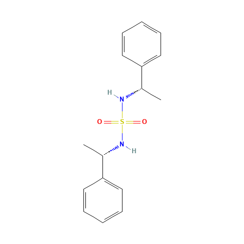 27304-75-2 (S,S)-(-)-N,N'-BIS(ALPHA-METHYLBENZYL)SULFAMIDE chemical structure
