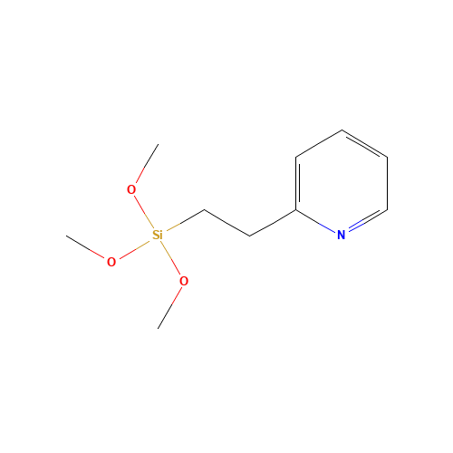 27326-65-4 2-(2-PYRIDYL)ETHYLTRIMETHOXYSILANE chemical structure