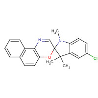 27333-50-2 5-CHLORO-1,3-DIHYDRO-1,3,3-TRIMETHYLSPIRO[2 H-INDOLE-2,3'-[3 H]NAPHTH[2,1-B][1,4]OXAZINE] chemical structure