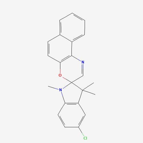 27333-50-2 5-CHLORO-1,3-DIHYDRO-1,3,3-TRIMETHYLSPIRO[2 H-INDOLE-2,3'-[3 H]NAPHTH[2,1-B][1,4]OXAZINE] chemical structure