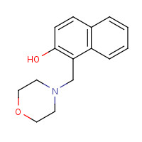 27438-39-7 1-(MORPHOLINOMETHYL)-2-NAPHTHOL chemical structure