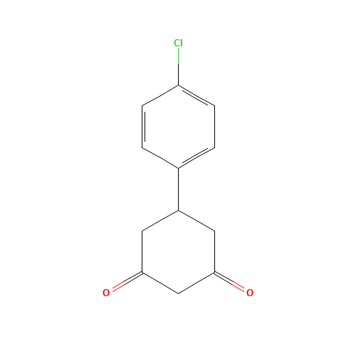 27463-38-3 5-(4-CHLOROPHENYL)-1,3-CYCLOHEXANEDIONE chemical structure