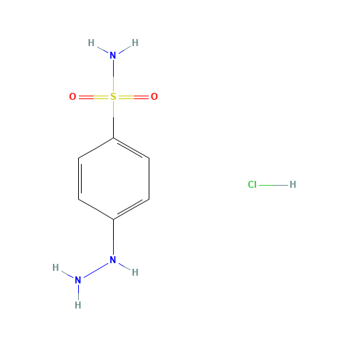 27918-19-0 4-Sulfonamide-phenylhydrazine hydrochloride chemical structure