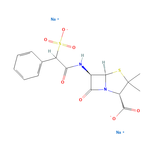 28002-18-8 Sulbenicillin sodium chemical structure