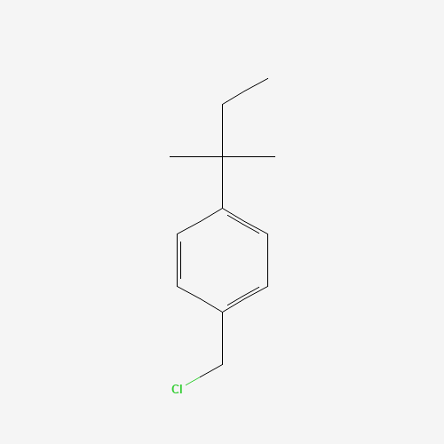 28162-11-0 alpha-Chloro-4-(tert-pentyl)toluene chemical structure