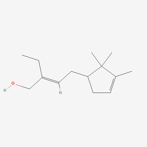 28219-61-6 2-Ethyl-4-(2,2,3-trimethylcyclopent-3-en-yl)-but-2-en-1-ol chemical structure