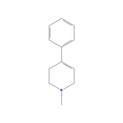 28289-54-5 1-METHYL-4-PHENYL-1,2,3,6-TETRAHYDROXPYRIDINE chemical structure