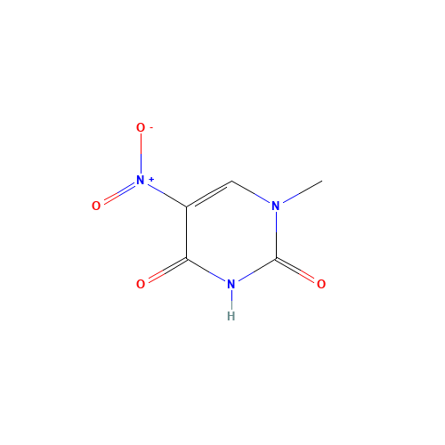 28495-88-7 1-METHYL-5-NITROURACIL chemical structure