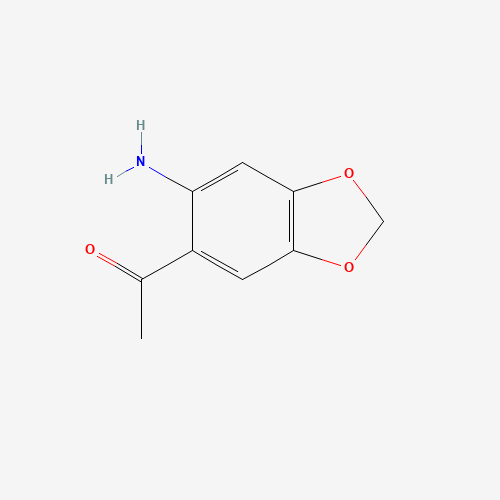 28657-75-2 6-Amino-3,4-methylenedioxyacetophenone chemical structure