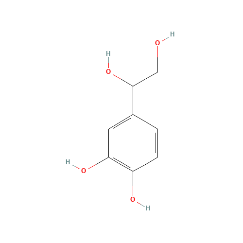28822-73-3 DL-3,4-DIHYDROXYPHENYL GLYCOL chemical structure