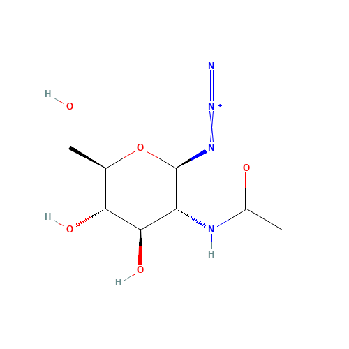 29847-23-2 2-ACETAMIDO-2-DEOXY-BETA-D-GLUCOPYRANOSYL AZIDE chemical structure