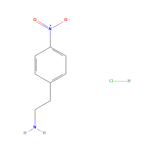 29968-78-3 4-Nitrophenethylamine hydrochloride chemical structure