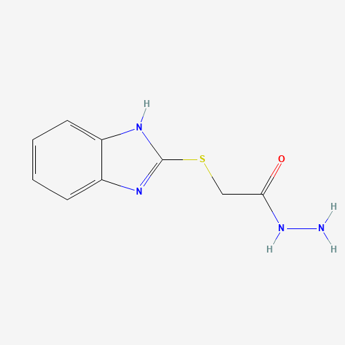 30065-27-1 (2-BENZIMIDAZOLYLTHIO)ACETIC ACID HYDRAZIDE chemical structure
