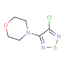 30165-96-9 3-Chloro-4-morpholino-1,2,5-thiadiazole chemical structure