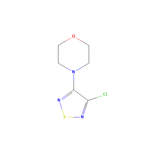 30165-96-9 3-Chloro-4-morpholino-1,2,5-thiadiazole chemical structure
