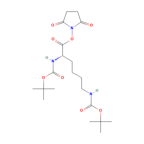 30189-36-7 N,N'-Di-Boc-L-lysine hydroxysuccinimide ester chemical structure