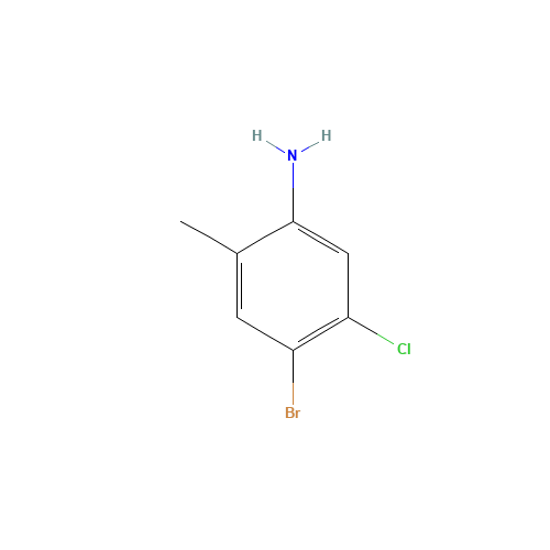 30273-47-3 4-Bromo-5-chloro-2-methylaniline chemical structure