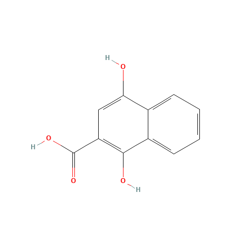 31519-22-9 1,4-Dihydroxy-2-naphthoic acid chemical structure
