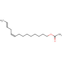 31654-77-0 (9Z,12E)-9,12-TETRADECADIEN-1-YL ACETATE chemical structure