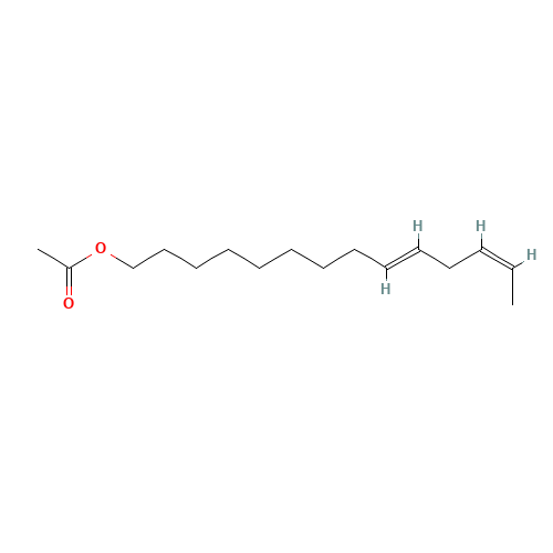31654-77-0 (9Z,12E)-9,12-TETRADECADIEN-1-YL ACETATE chemical structure