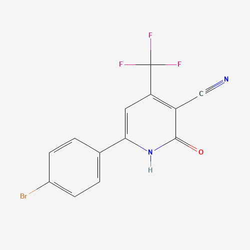 32801-22-2 3-Cyano-4-trifluoromethyl-6-(4''-bromophenyl)pyridine-2-one chemical structure