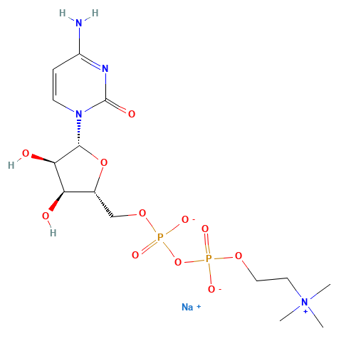 33818-15-4 Citicoline sodium chemical structure