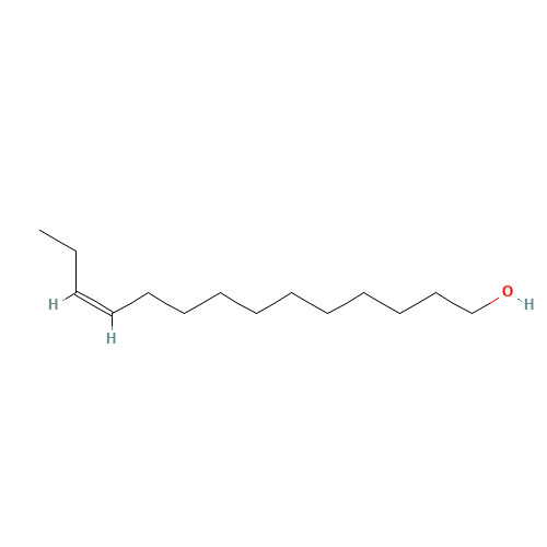 34010-15-6 CIS-11-TETRADECEN-1-OL chemical structure