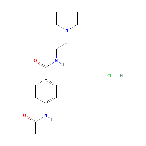 34118-92-8 N-ACETYLPROCAINAMIDE HYDROCHLORIDE chemical structure