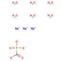 34156-56-4 Phosphonoformic acid trisodium salt hexahydrate chemical structure