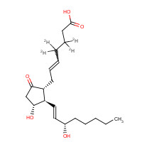34210-10-1 9-OXO-11ALPHA-15S-DIHYDROXY-PROSTA-5Z,13E-DIEN-1-OIC-3,3,4,4-D4 ACID chemical structure