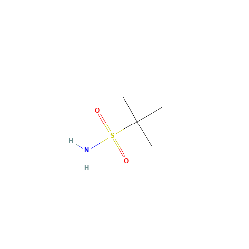 34813-49-5 TERT-BUTYLSULFONAMIDE chemical structure
