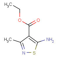 34859-65-9 ETHYL 5-AMINO-3-METHYLISOTHIAZOLE-4-CARBOXYLATE chemical structure