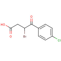 35158-39-5 3-BROMO-4-(4-CHLORO-PHENYL)-4-OXO-BUTYRIC ACID chemical structure