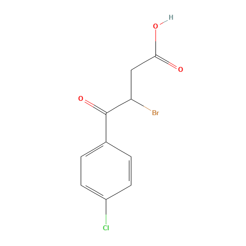 35158-39-5 3-BROMO-4-(4-CHLORO-PHENYL)-4-OXO-BUTYRIC ACID chemical structure
