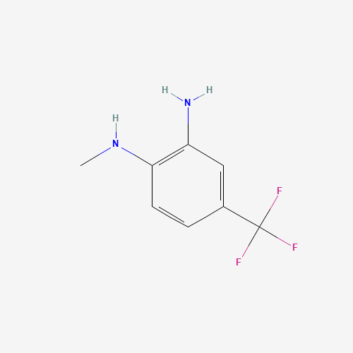 35203-49-7 N1-METHYL-4-(TRIFLUOROMETHYL)BENZENE-1,2-DIAMINE chemical structure
