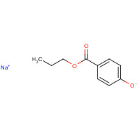 35285-69-9 4-Hydroxybenzoic acid propyl ester sodium salt chemical structure